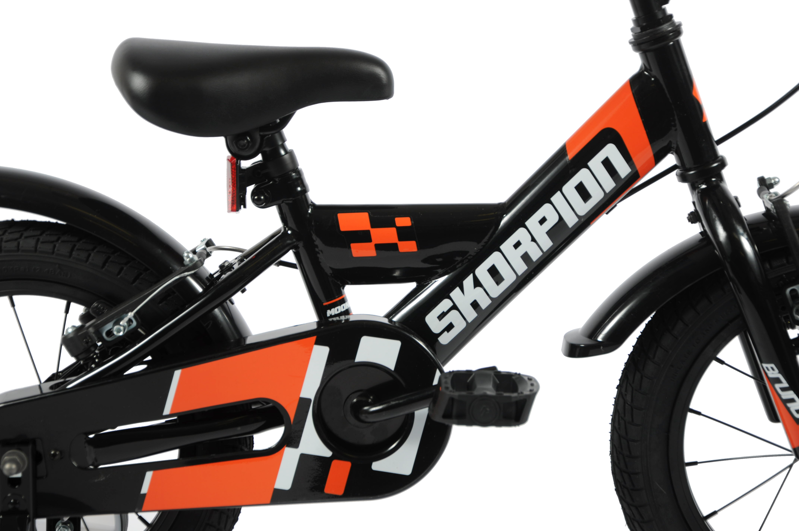 Skorpion Bruno 14 Inch Wheel Kids Bike Black-7